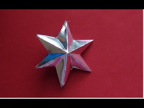 Звезда на елку из бумаги - Популярные видеоролики рунета