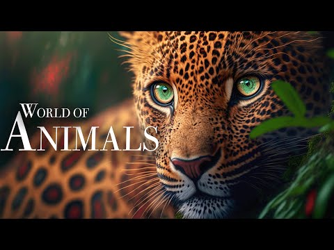 Животные мира 4K - Замечательный фильм о дикой природе с успокаивающей музыкой - Популярные видеоролики рунета