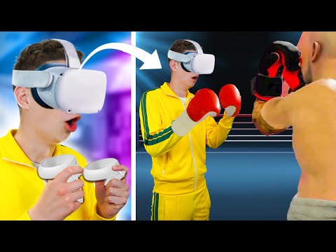 Это БУДУЩЕЕ VR игр! **3D игры в реальной жизни ** VR OCULUS QUEST 2 - Популярные видеоролики рунета